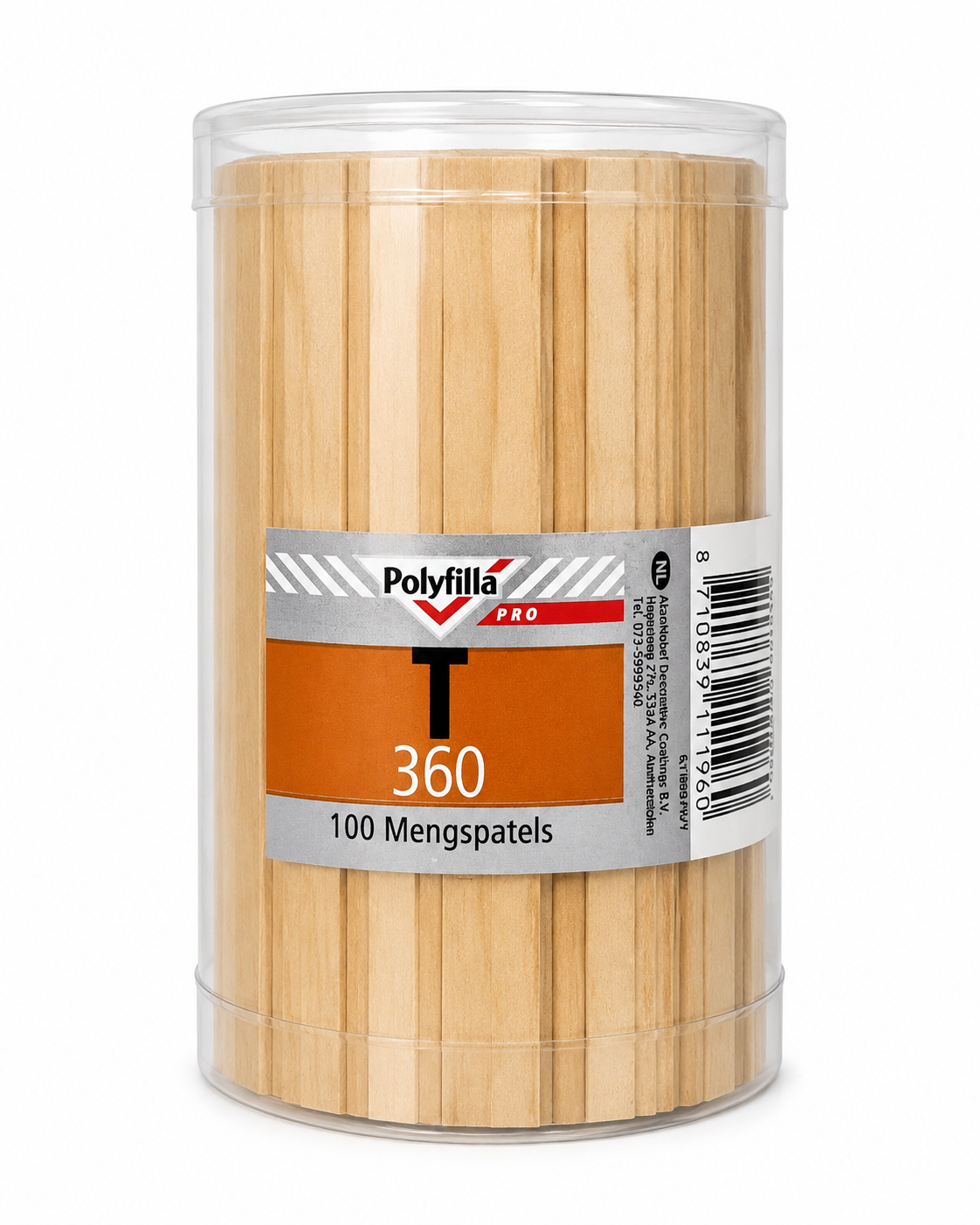 PolyFilla Pro T360 Mengspatels Koker 100 Stuks