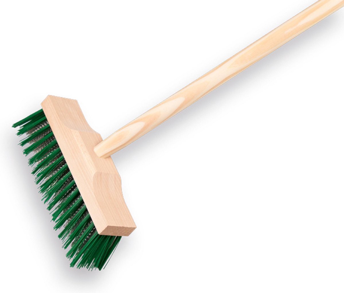 Atlas Onkruidbezem groen PPN staaldraad + steel 150x2,8