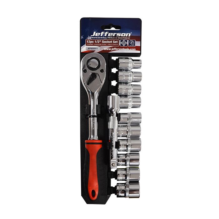 Jefferson 12-delige 1/2"  doppenset