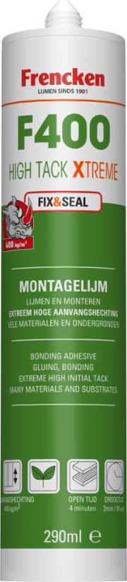 Frencken F400 High Tack Extreme White 290ml