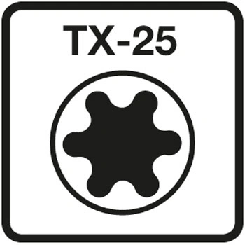 Tuinhoutschroef 5.0X50/30 RVS-410 TX-25 Lenskop+snijp. (200x) Proftec