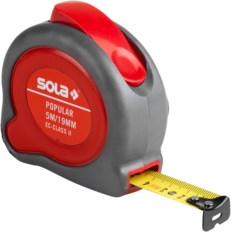 Sola Rolmaat staal PP 3 mtr