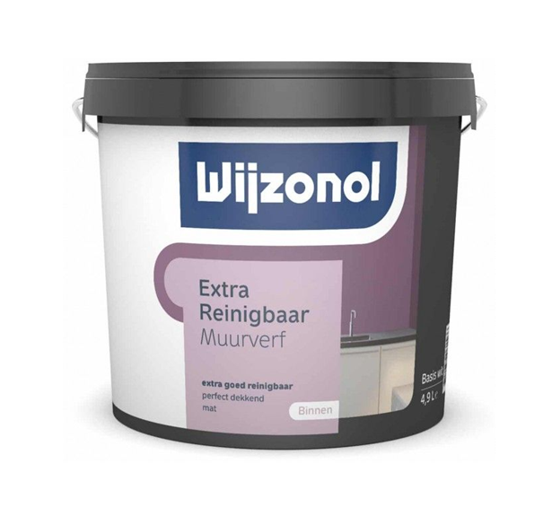 Wijzonol Muurverf Extra Reinigbaar 5 ltr  Ral9016