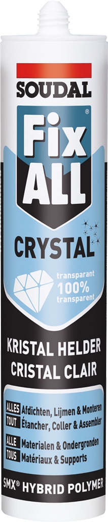 Soudal Fix-all Crystal 290 ml Transparant