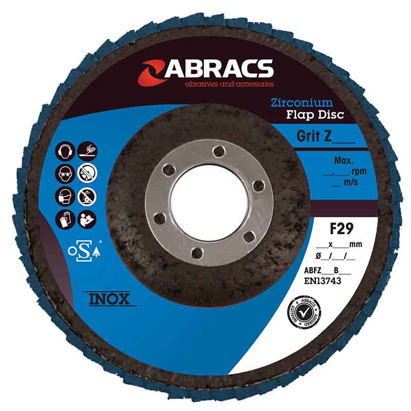 Abracs Flap Disc 125mm Zirconium k120