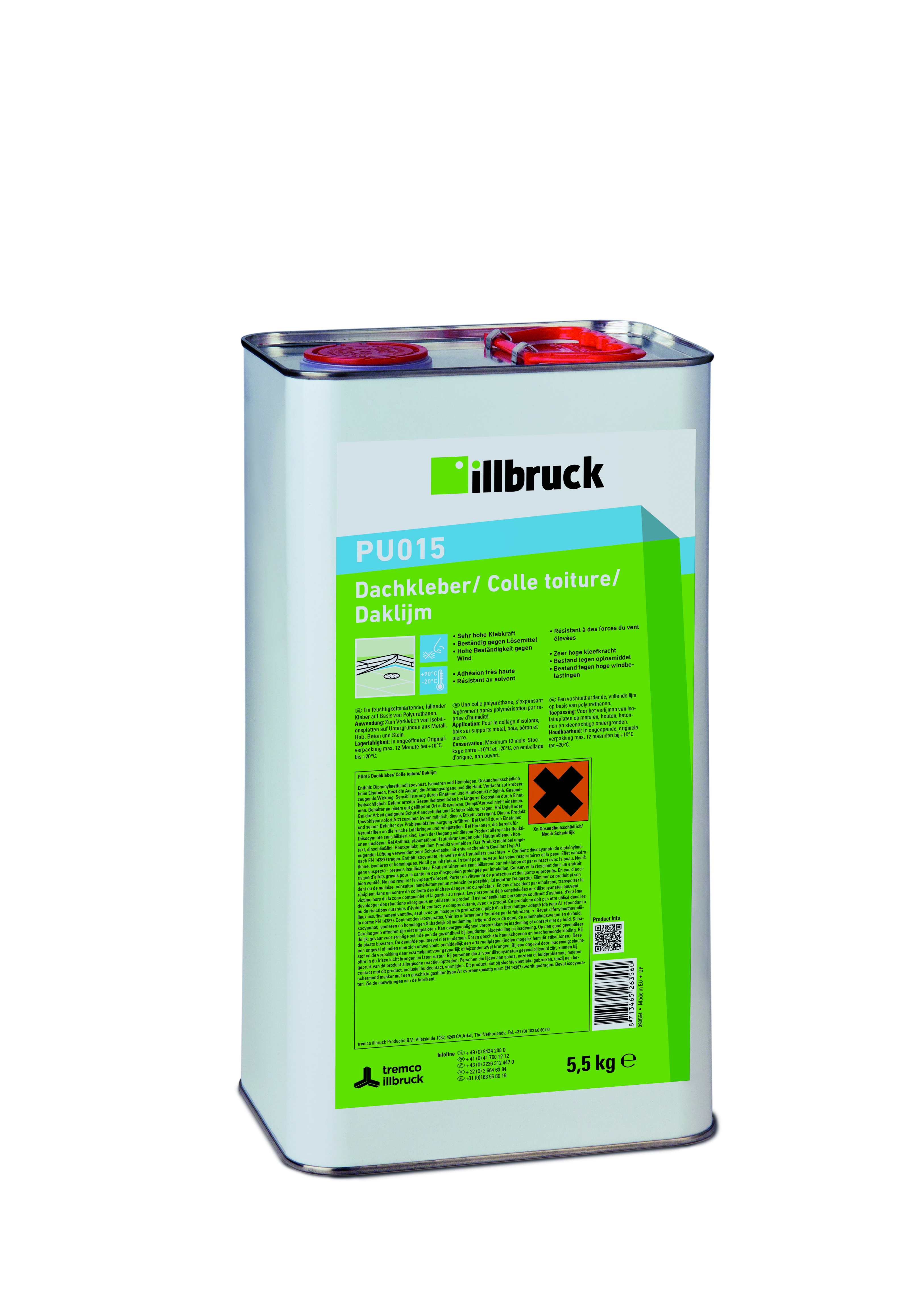 Illbruck PU015 Roof Adhesive 5.5 kg
