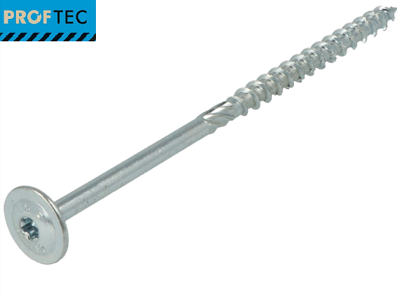 Houtbouwschroef 6.0x50 Verz. TK +snijp TX30 Proftec (100)