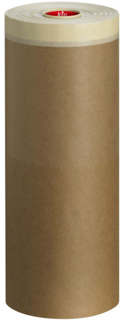 Kip 334 Maskeertape met Afdekpapier Beige 100mm x 25m Kip 334 Maskeertape met Afdekpapier Beige 100mm x 25m