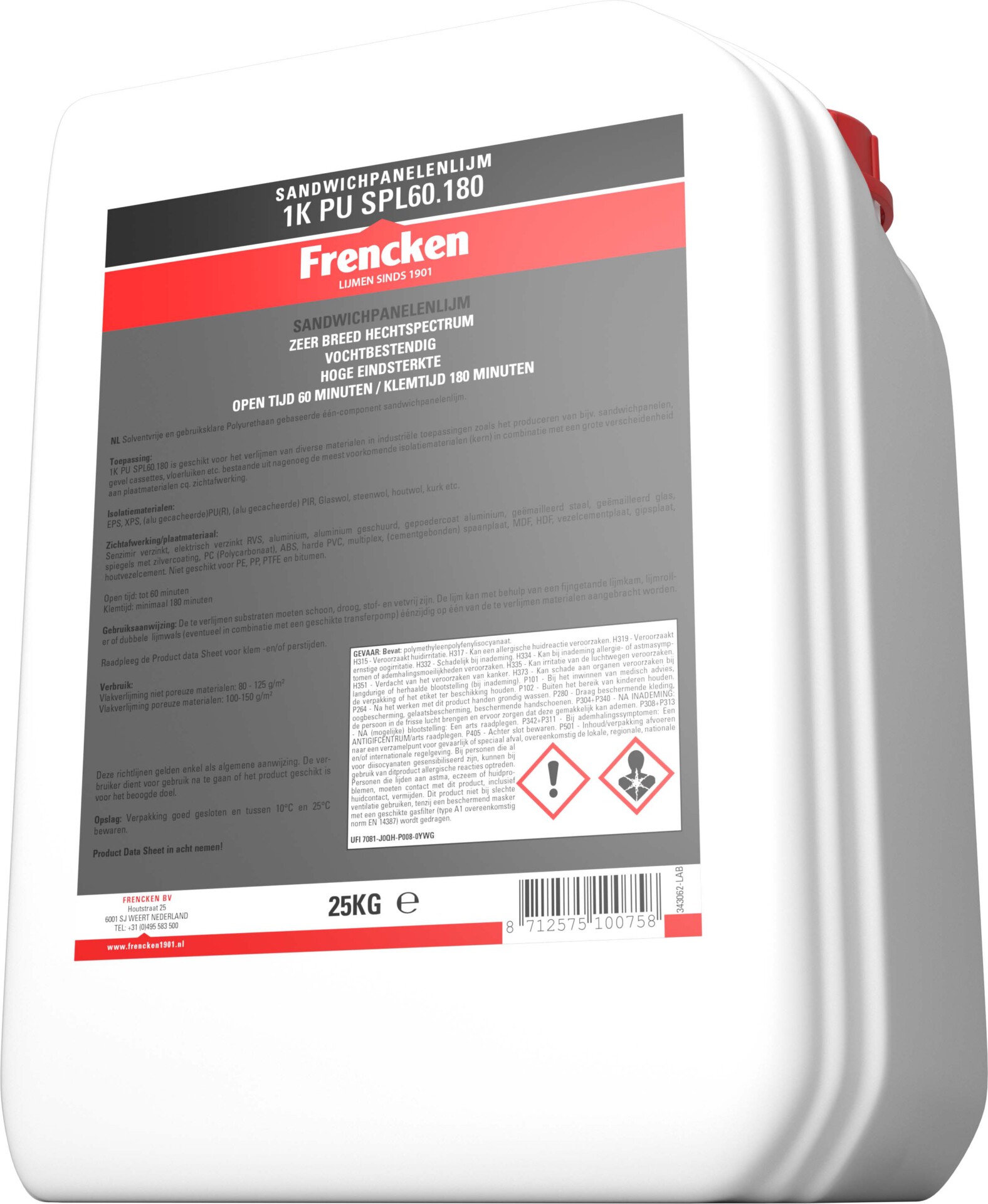 Frencken 1k pu spl 60.180 25 kg
