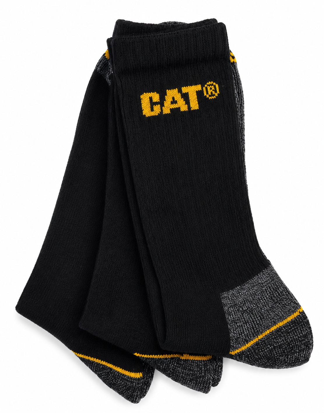 CAT sokken Worker zwart maat 46-50 (3 paar)