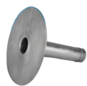 Onderuitloop lood uitloop 30cm naadloos gegoten Ø70mm Onderuitloop lood uitloop 30cm naadloos gegoten Ø70mm