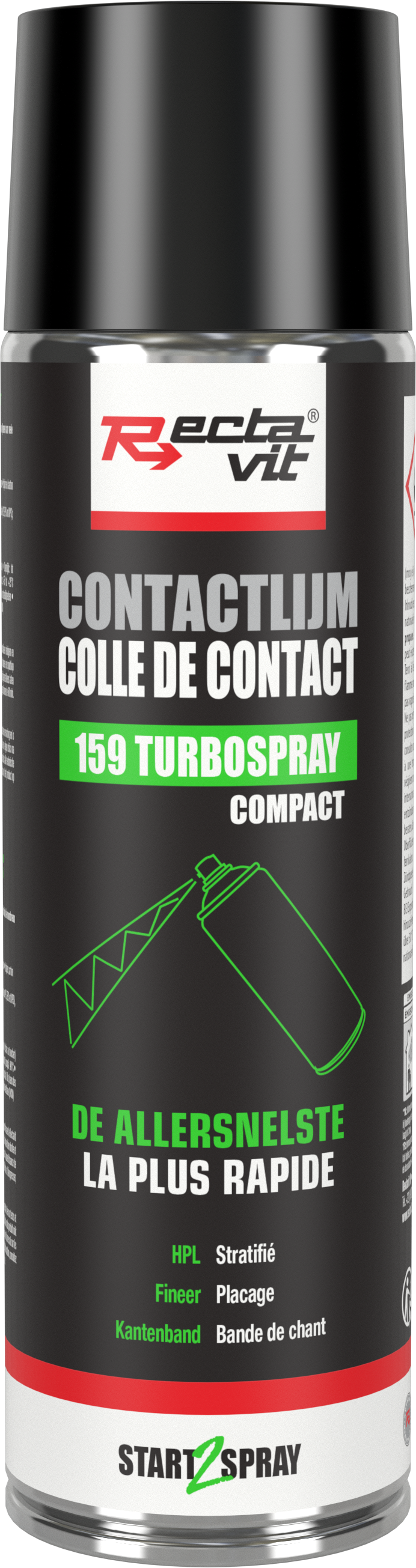 Rectavit 159 Turbospray Compact  500 ml Transparent Rectavit 159 Turbospray Compact  500 ml Transparent