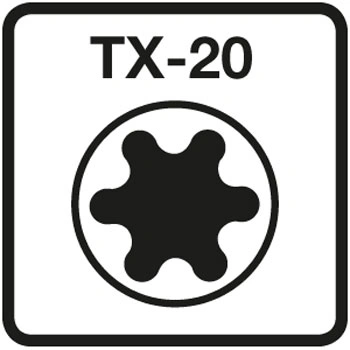 Spaanplaatschroef 4.0X40 Verzinkt TX-20 Platkop (200x) Hoenderdaal