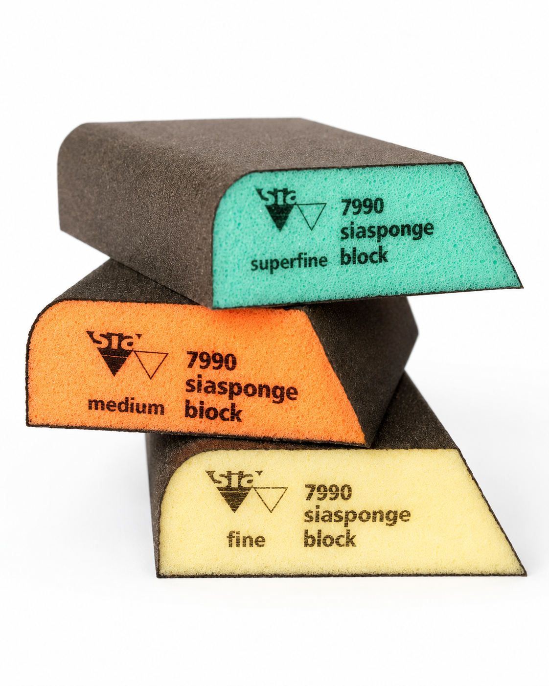 Sia 7990 Siasponge Block 69X98mm (10st) Super fine