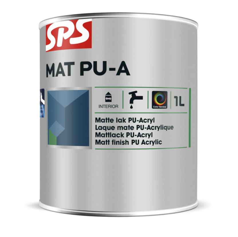 Sps Mat PU Acryl 1 liter RAL7021