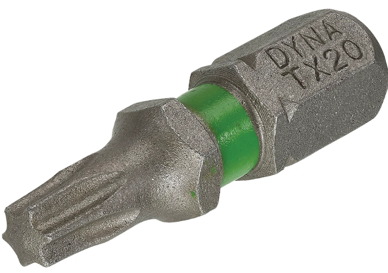 Dynaplus Schroefbit 25MM TX-20 Groen (10) Dynaplus Schroefbit 25MM TX-20 Groen (10)