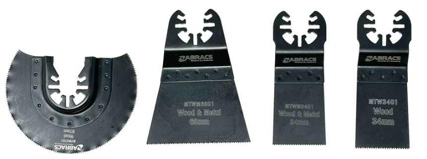 Abracs 8-delige Multi-Tool Zaagbladen Set Hout & Metaal