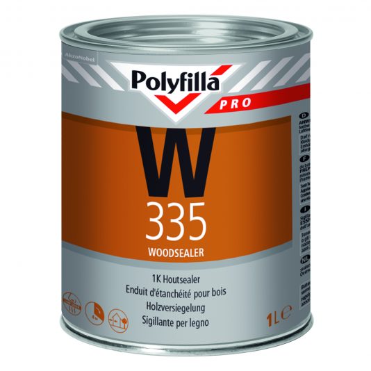 PolyFilla Pro W335 1K Houtsealer 1 ltr