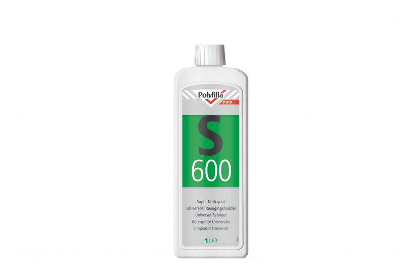 PolyFilla Pro S600 Universeel Reinigingsmiddel 1 ltr PolyFilla Pro S600 Universeel Reinigingsmiddel 1 ltr