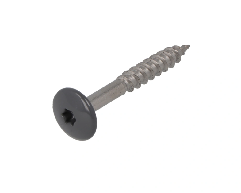 Dak&Gevel Kleurkopschr 4.8X25 Rvs-A2 Grijs Ral7012 (50)