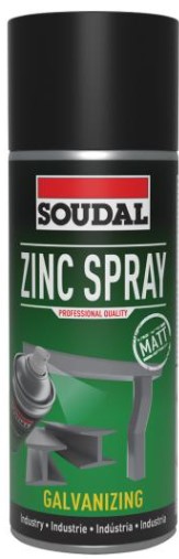Soudal Zinc Spray (Matt) 400ml