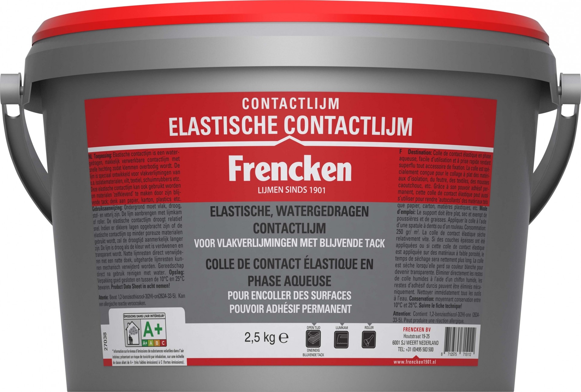 Frencken elastische contactlijm 2.5 KG