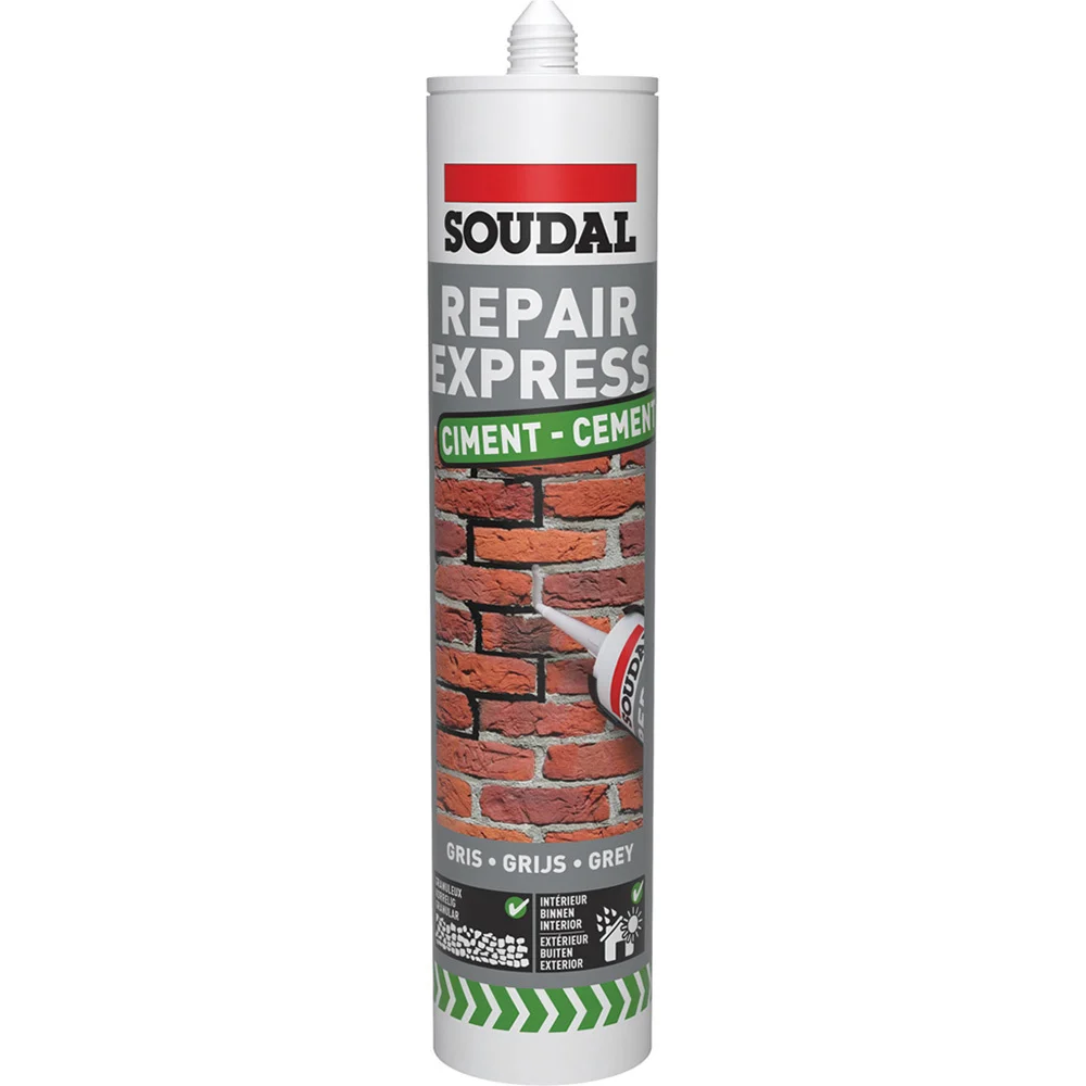 Soudal Repair Express Cement 300ml Grey