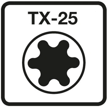 Afstandschroef 6.0x60 Verzinkt TX25 Proftec (50)