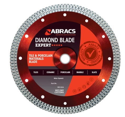 Abracs "X-Tech" Diamant Doorslijpschijf voor Tegels en Porselein 115 x 1,2 x 22m Abracs "X-Tech" Diamant Doorslijpschijf voor Tegels en Porselein 115 x 1,2 x 22m