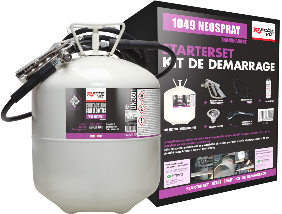 Rectavit 1049 Neospray Start2Spray set Transparant Rectavit 1049 Neospray Start2Spray set Transparant