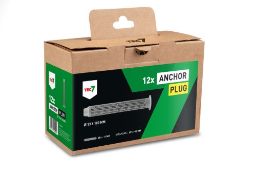 Tec7 Ankerpluggen met harpoenhaakjes M13x100mm (12 stuks)