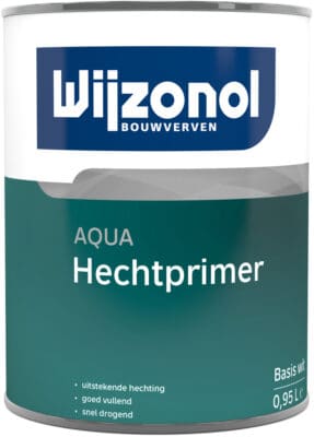 Wijzonol Aqua Hechtprimer 1 ltr RAL9001
