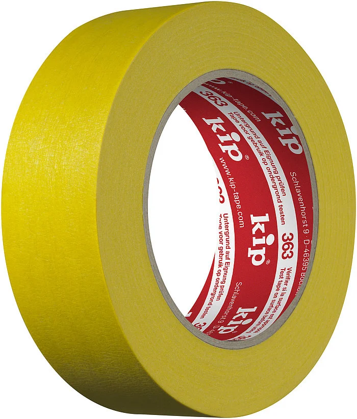 Kip 363 Stucco tape 36mm/50m - Geel