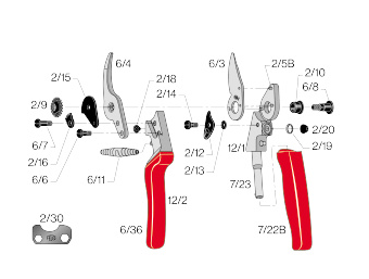 Felco 12 Snoeischaar met Rolhandvat