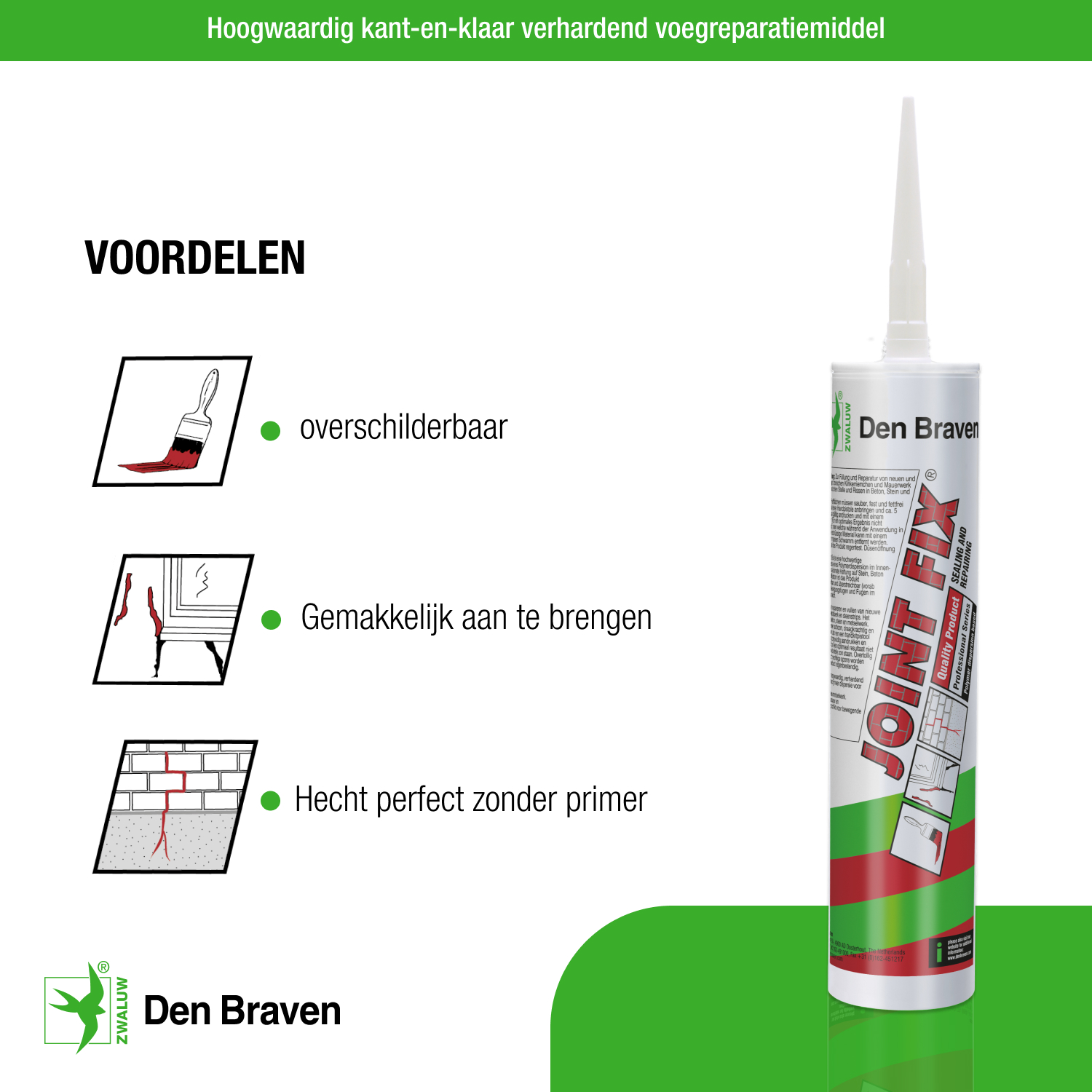 Zwaluw Joint Fix 310 ml Lichtgrijs