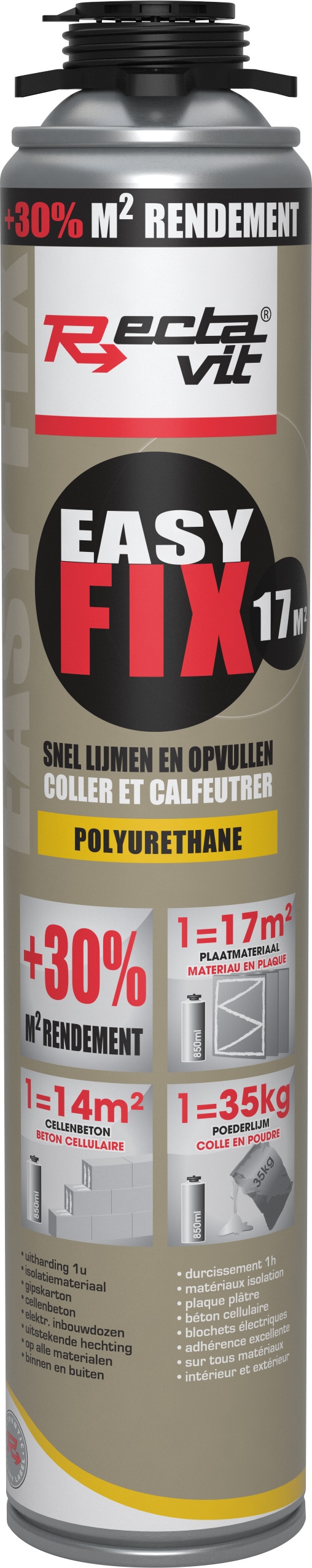 Rectavit easy fix 17m2 NBS 870ml Rectavit easy fix 17m2 NBS 870ml