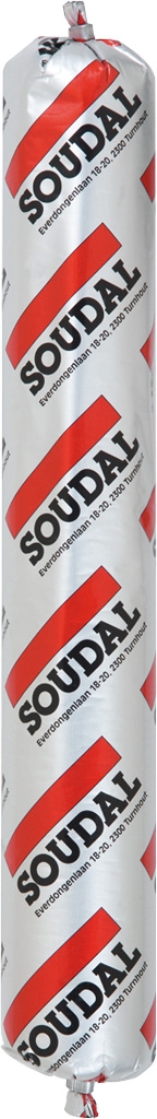 Soudal Silirub 2/S 600 ml Ral9002 Grijs-Wit