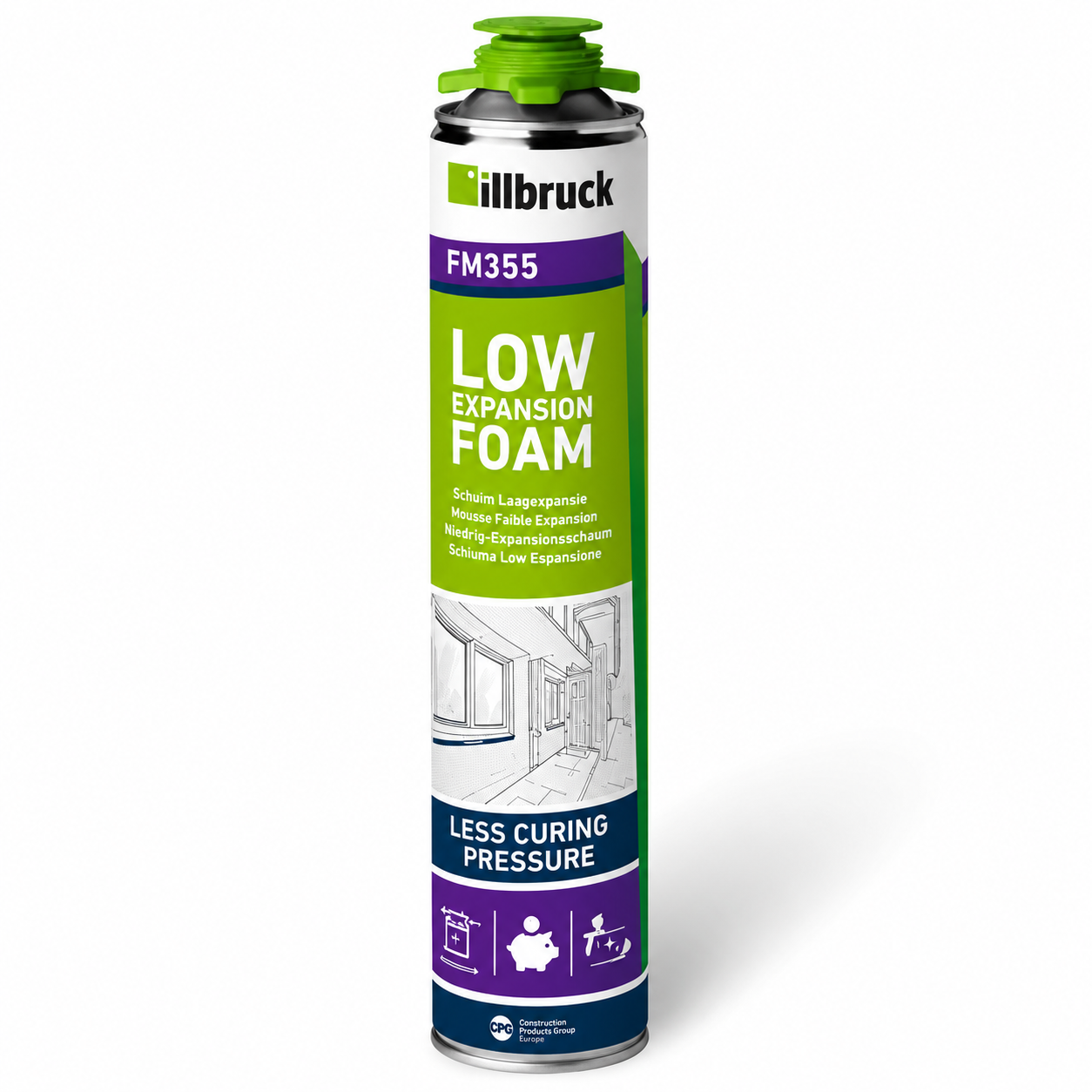 illbruck FM355 Low Expansion Foam 880 ml