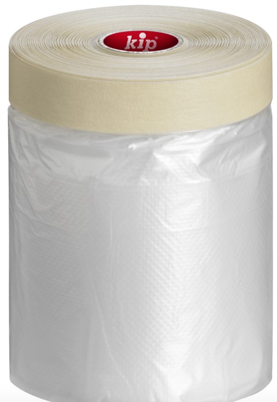 332 Kip Masker met masking tape   550mm/33m - beige 332 Kip Masker met masking tape   550mm/33m - beige