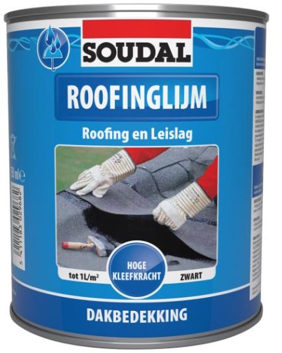 Soudal Roofingslijm Zwart 750ml