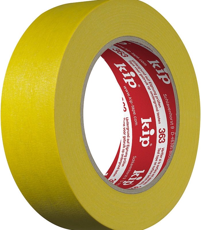Kip 363 Stucco tape 36mm/50m - Geel