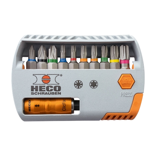 HECO-BiTX-Selector, Heco- en Pozi-drive, 11-delig