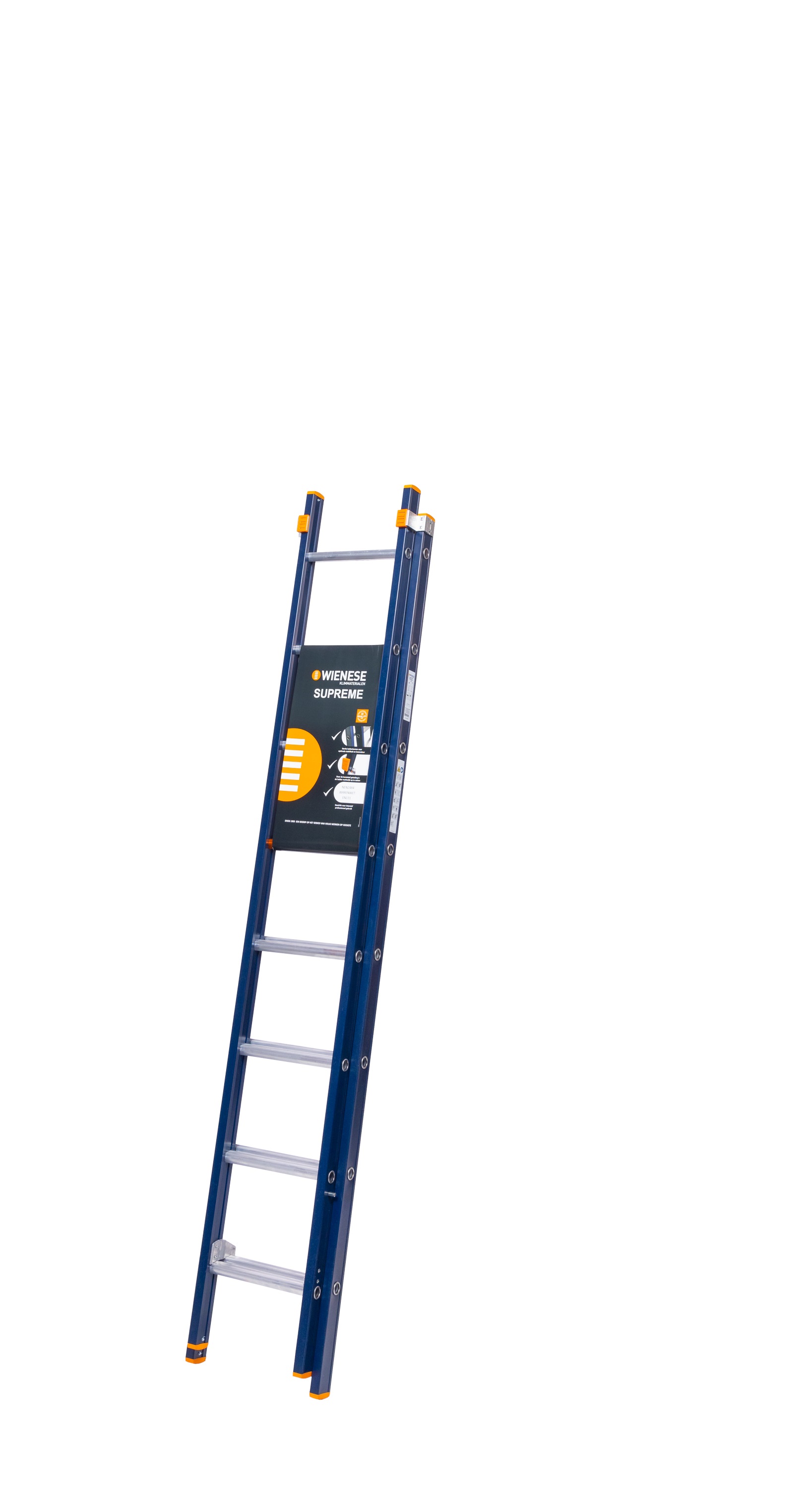 Supreme rechte opsteekladder 2x8 sporten Supreme rechte opsteekladder 2x8 sporten