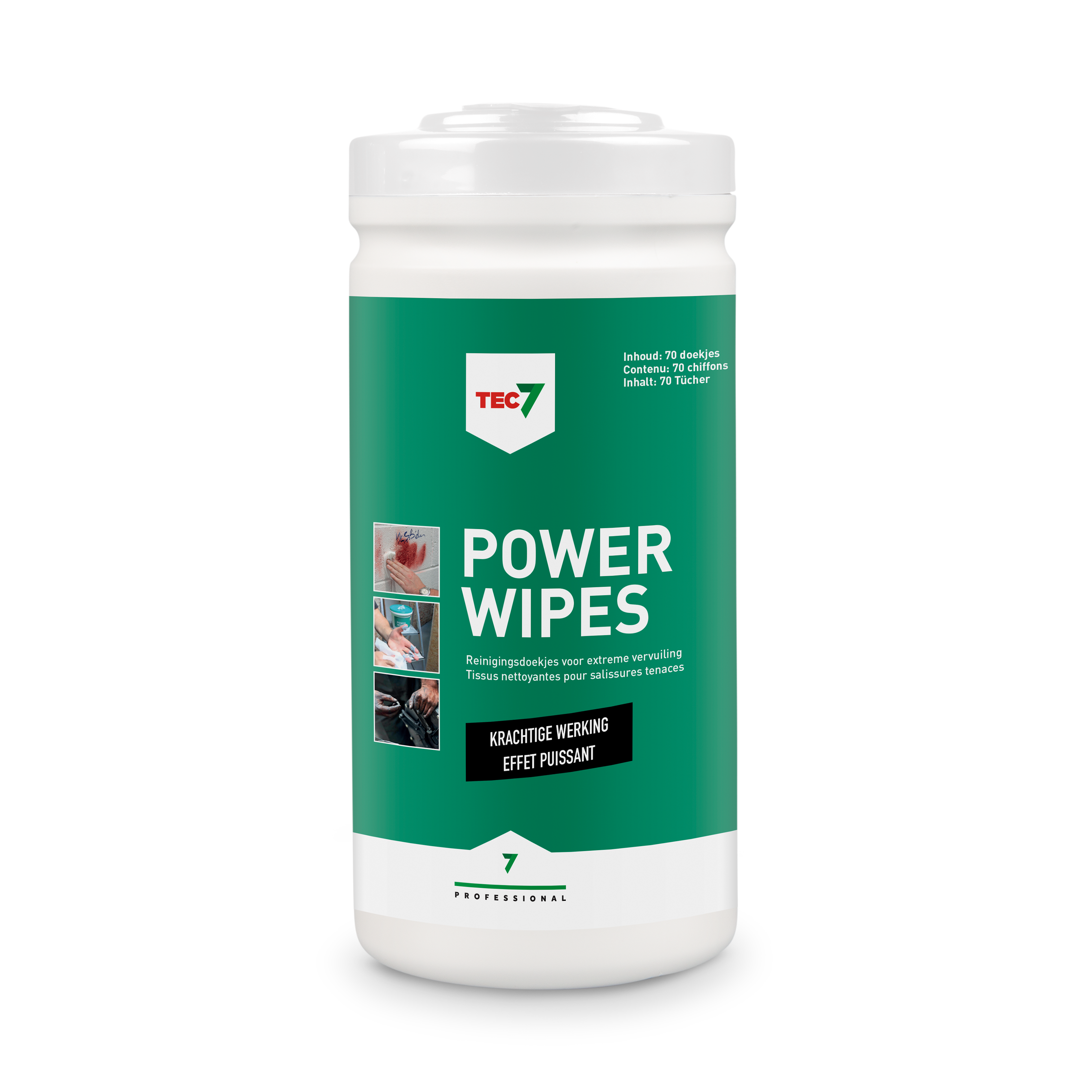 Tec7 Powerwipes Dispenser 70st