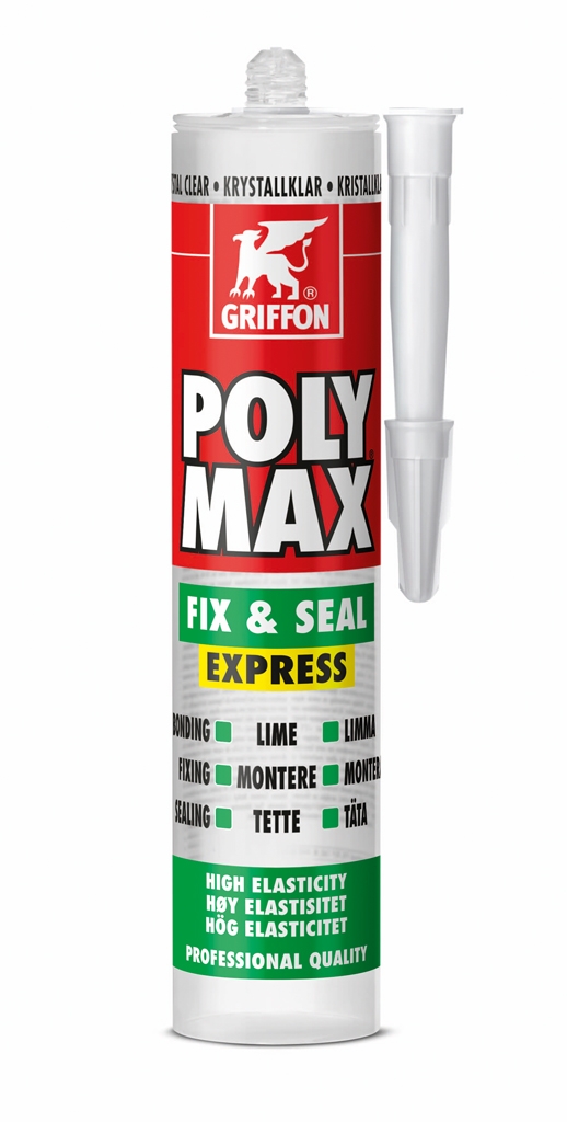 Griffon Poly Max Fix & Seal Express Crystal Clear Griffon Poly Max Fix & Seal Express Crystal Clear