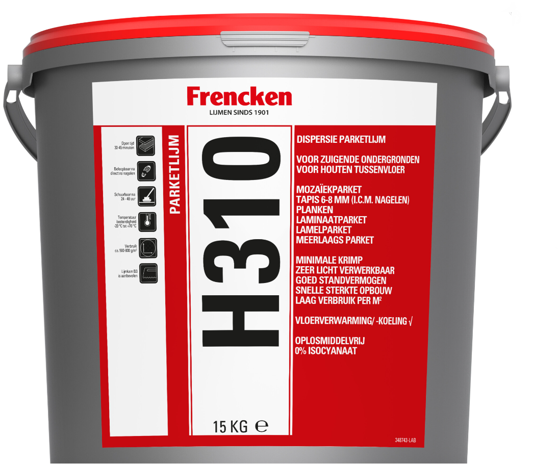 Frencken Parketlijm h310 15 kg Frencken Parketlijm h310 15 kg