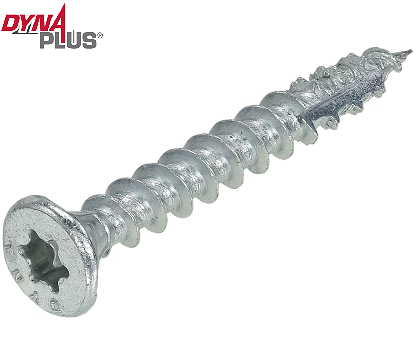 Constructieschroef 6.0X50  Verz. TX-30 Platkop+snijp. (100x) Dynaplus