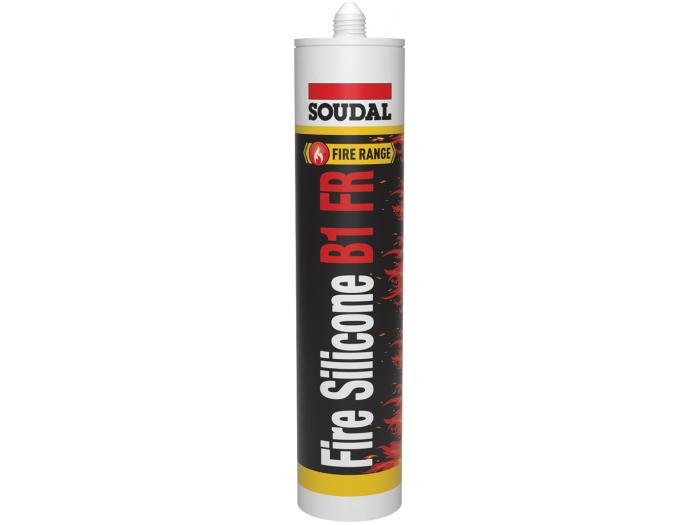 Soudal Fire Silicone B1 FR 300ml Grey Soudal Fire Silicone B1 FR 300ml Grey