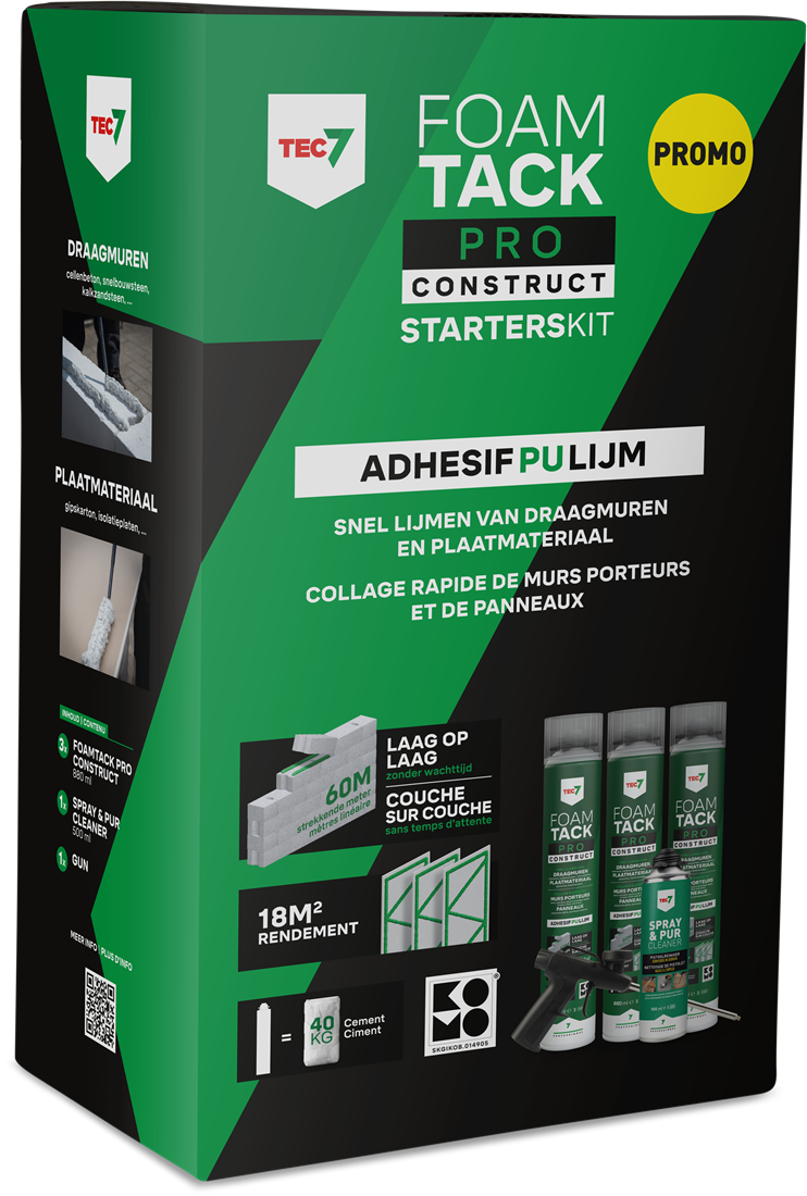 Tec7 FoamTack Pro Construct Starterskit