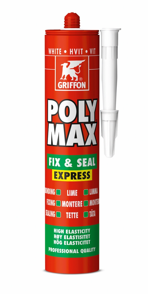 Griffon Poly Max Fix & Seal Express 425 gram Wit